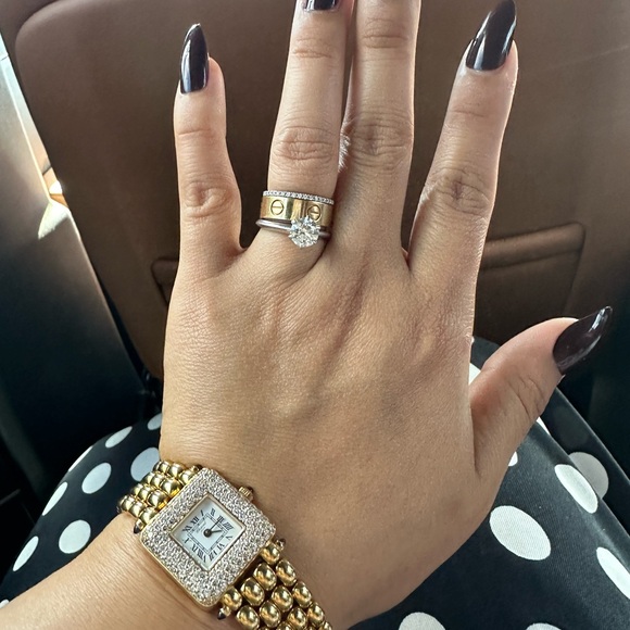 Chopard classic 18k with diamonds watch - Picture 10 of 15